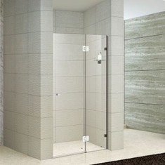 2 panneaux Pivot Porte pour douche