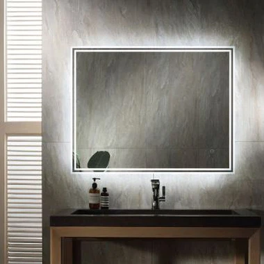Miroir LED mural