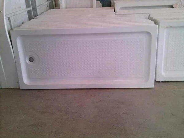 free standing bathroom white acrylic shower tray